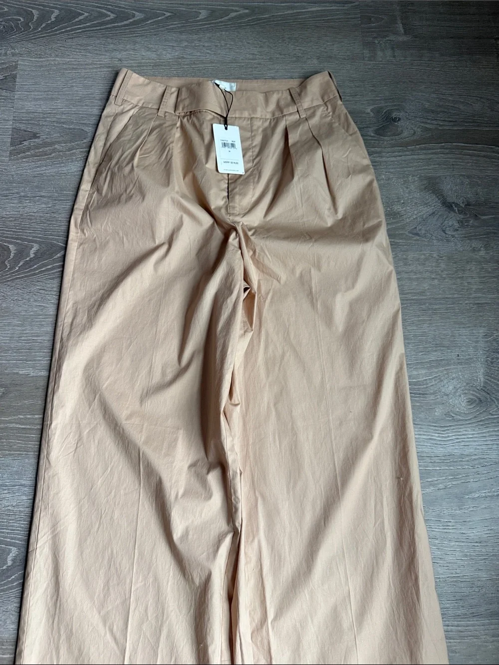 NEW 7 For All Mankind Pleated Poplin Trouser Pants 30